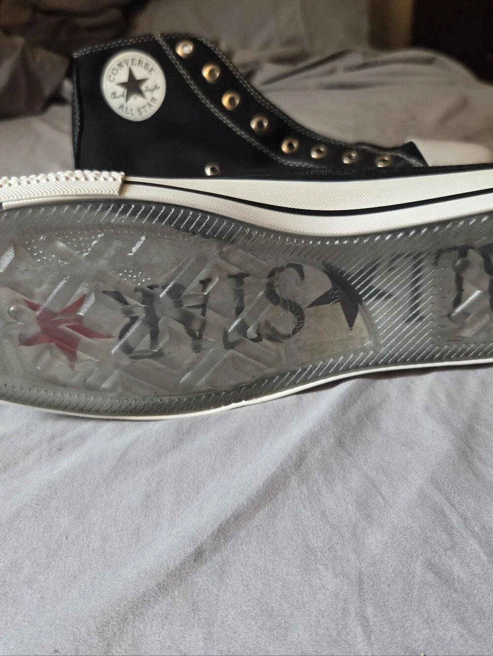 Converse Black & White High Top Sneakers